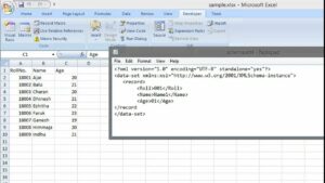 COVERT XML FILE TO EXCEL